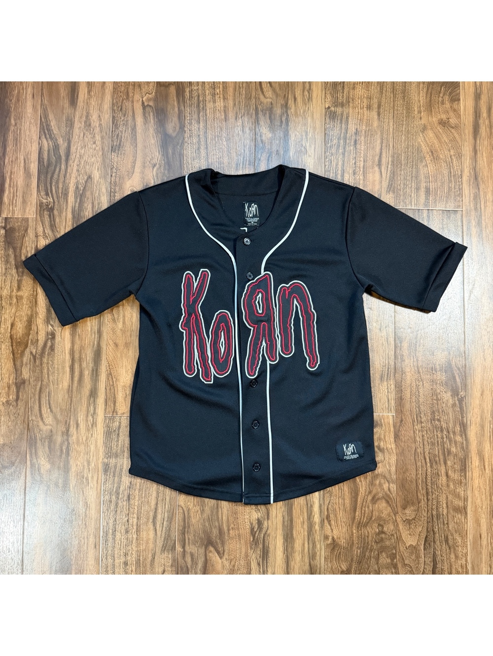 Korn Follow The Leader 20th Anniversary Baseball Jersey Mens M Black Nu Metal
